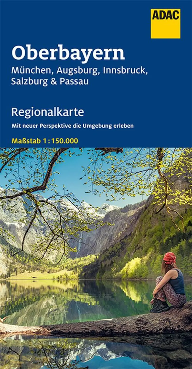 ADAC Regionalkarte: Blatt 16: Oberbayern, München, Augsburg, Innsbrusk, Salzburg & Passau - ADAC Verlag af ADAC Verlag