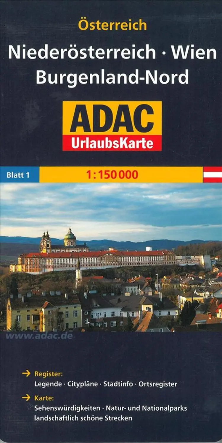 Niederösterreich - Wien - Burgenland-Nord af ADAC Verlag