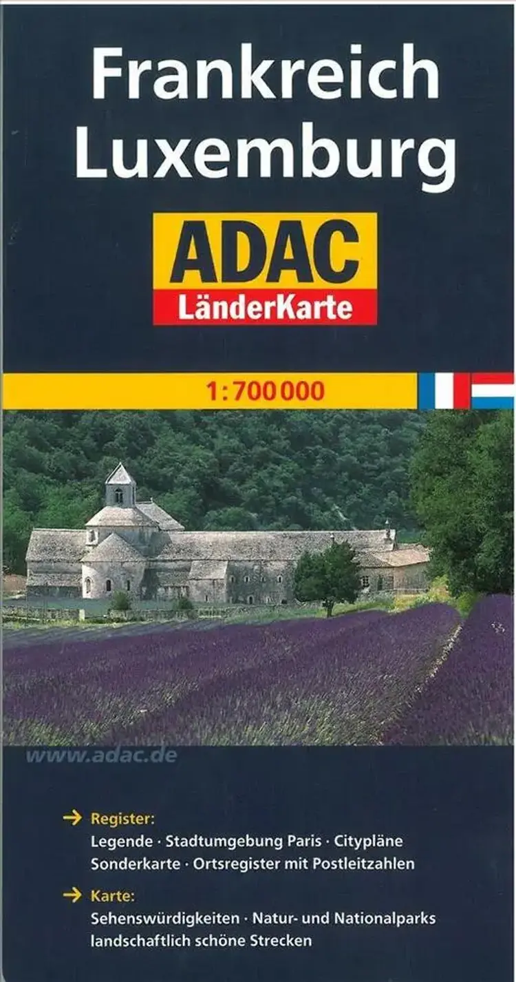 Frankreich Luxembourg af ADAC Verlag
