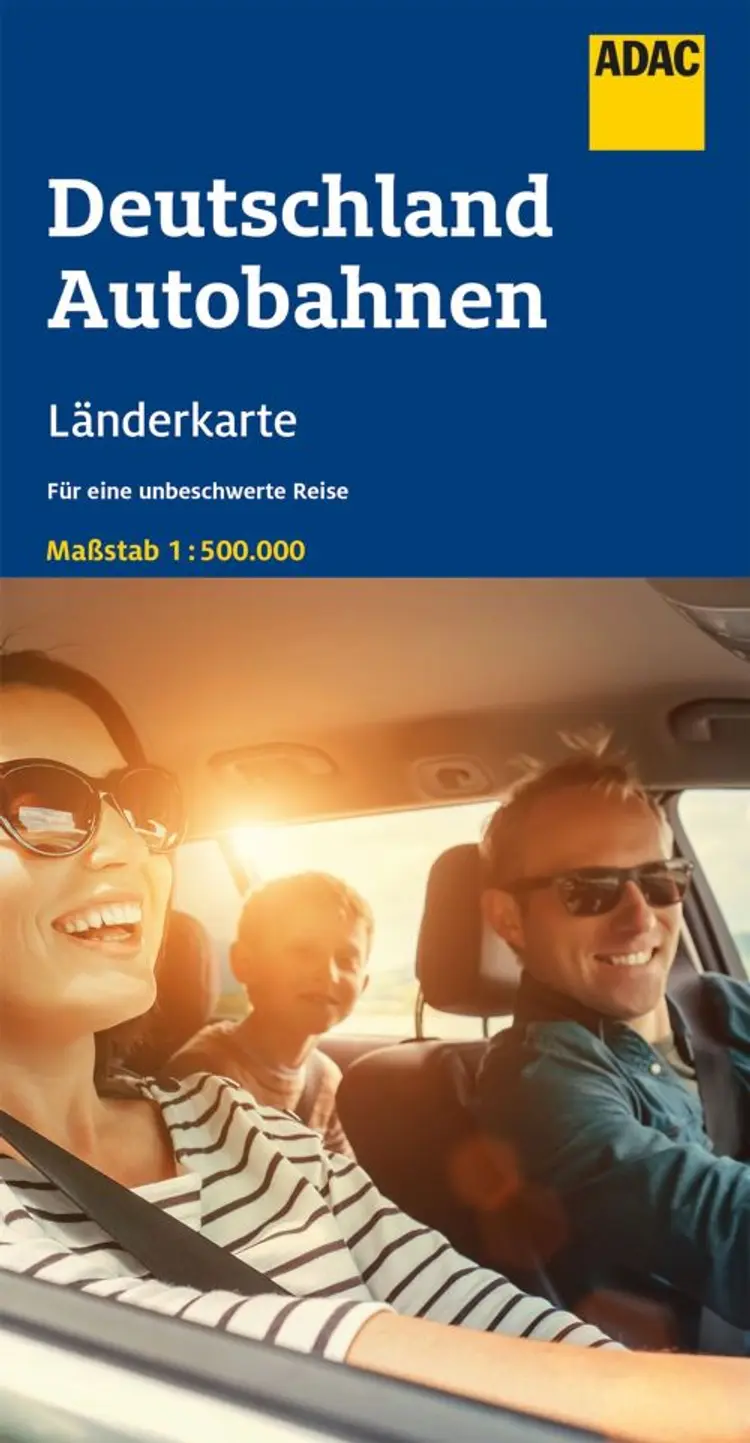 ADAC LänderKarte Deutschland Autobahnen af Mair-Dumont