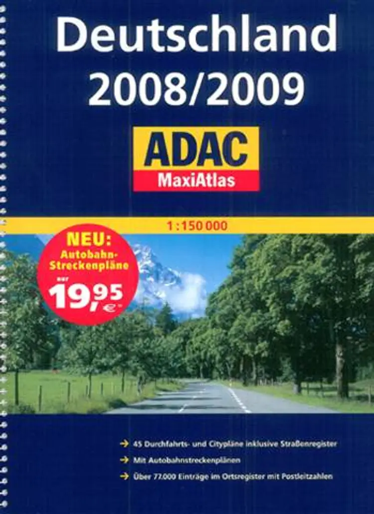 ADAC Maxi Atlas Deutschland 2008/2009