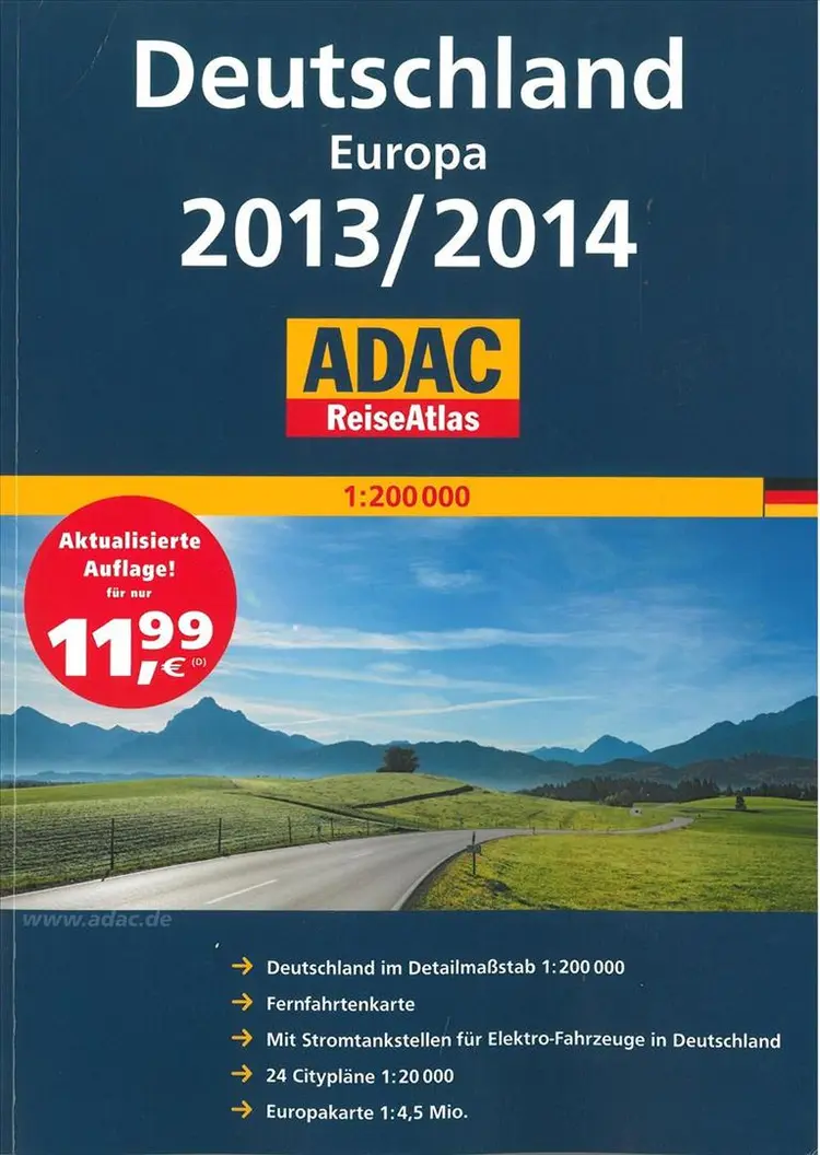 ADAC Reiseatlas Deutschland Europa 2013/2014