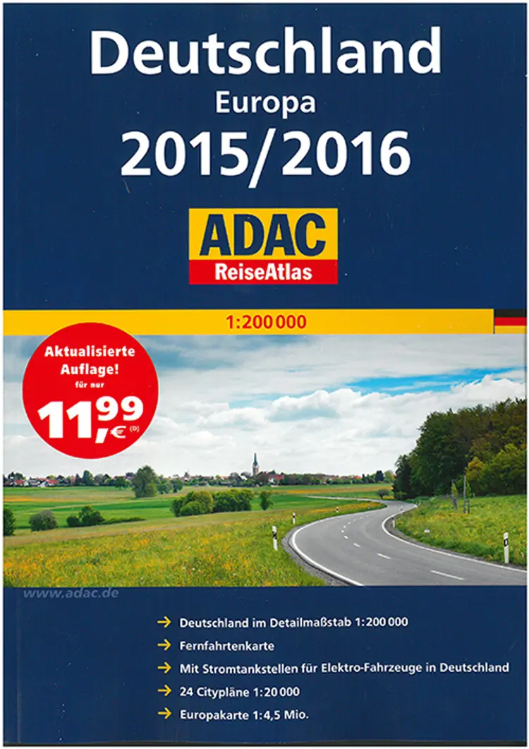 ADAC Reiseatlas Deutschland Europa 2015/2016
