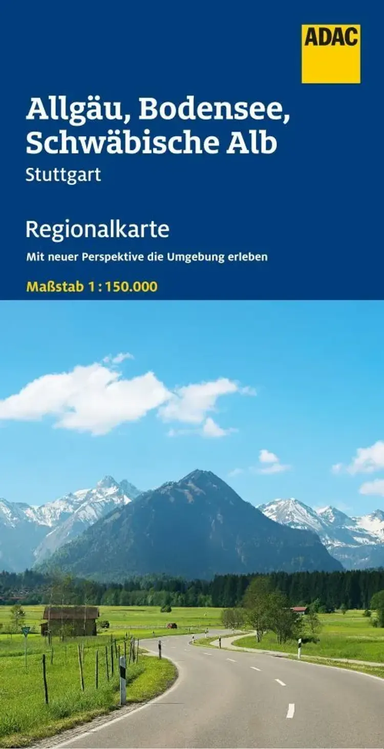 ADAC Regionalkarte: Blatt 15: Allgäu, Bodenseen, Schwäbische Alb af ADAC Verlag