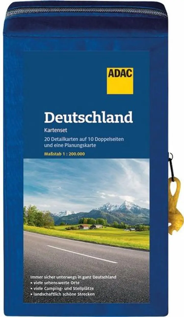 ADAC KartenSet Deutschland: 20 Detailkarten auf 10 Doppelblättern af ADAC Verlag