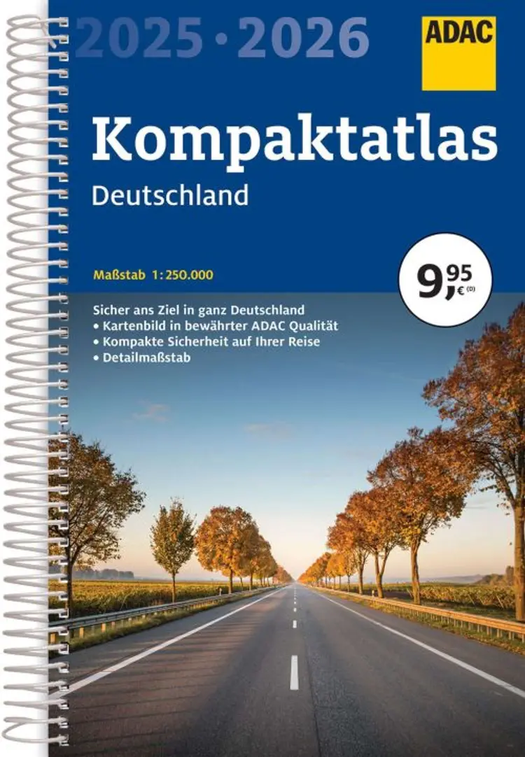 ADAC KompaktAtlas Deutschland 2025/2026 - Mair-Dumont af Mair-Dumont
