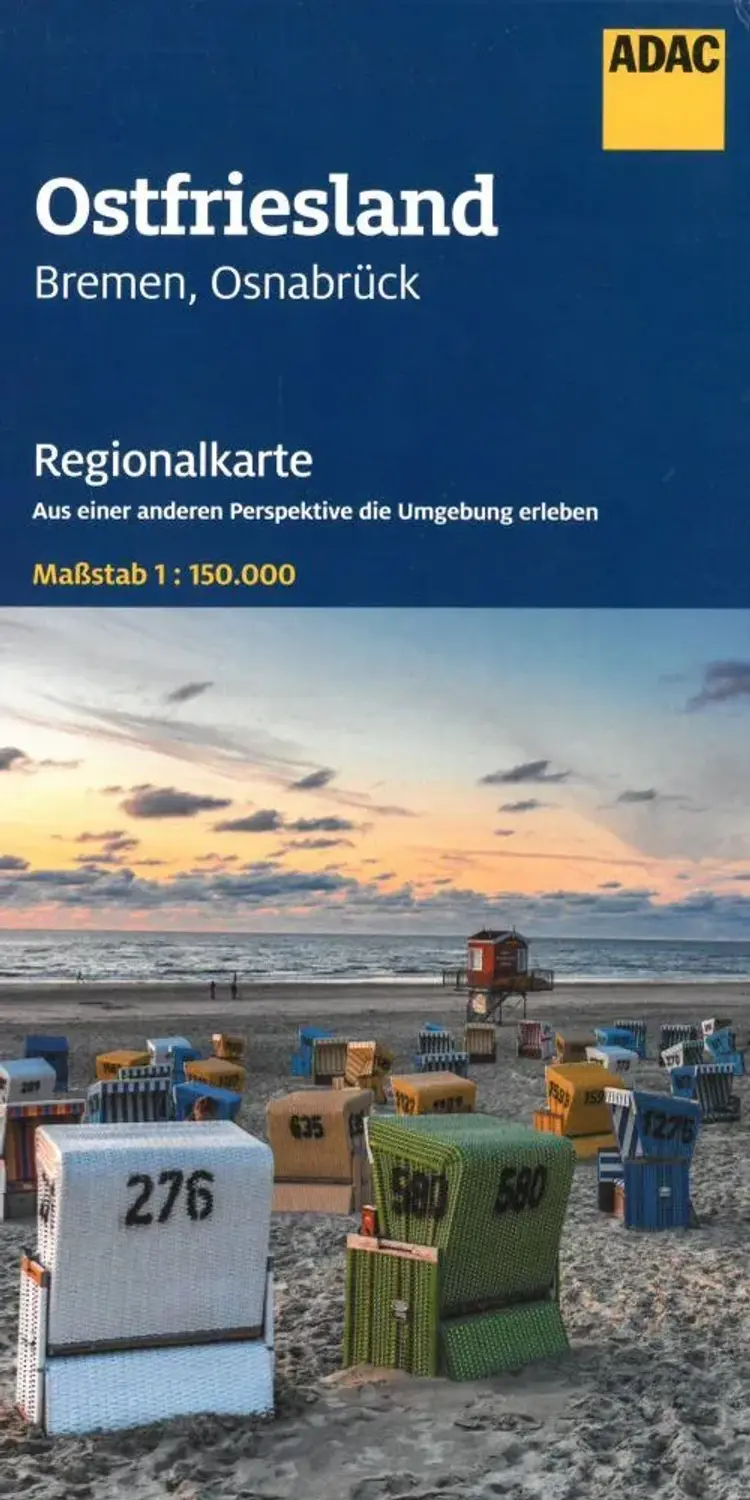 ADAC Regionalkarte: Blatt 4: Ostfriesland, Bremen, Osnabruck af ADAC Verlag