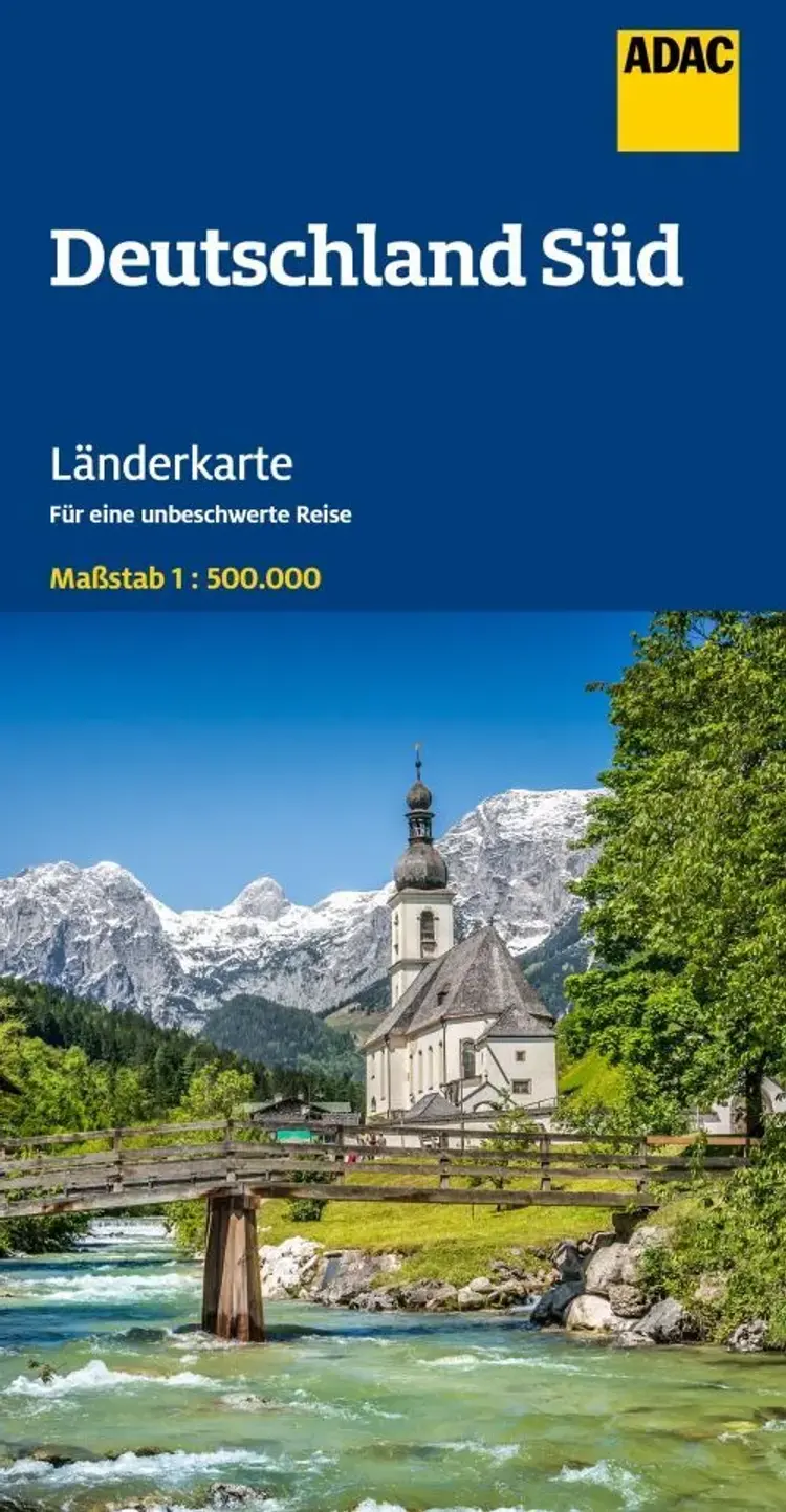 ADAC Länderkarte Deutschland Süd af ADAC Verlag