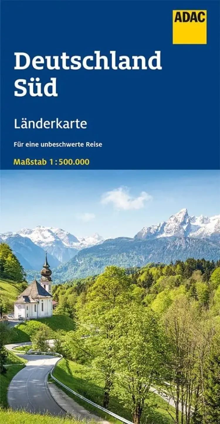 ADAC Länderkarte Deutschland Süd af ADAC Verlag