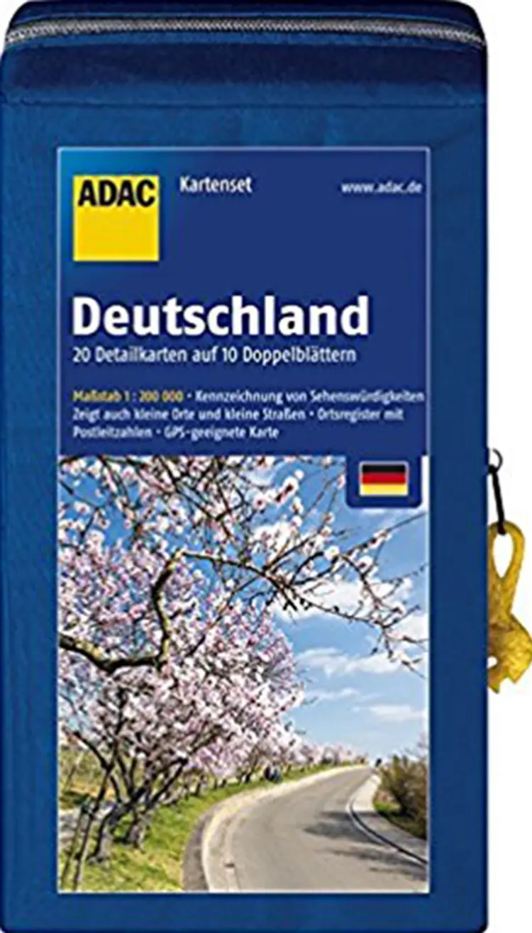 ADAC KartenSet Deutschland blatt 1-20 in Kartentasche 2018/2019 af ADAC Verlag