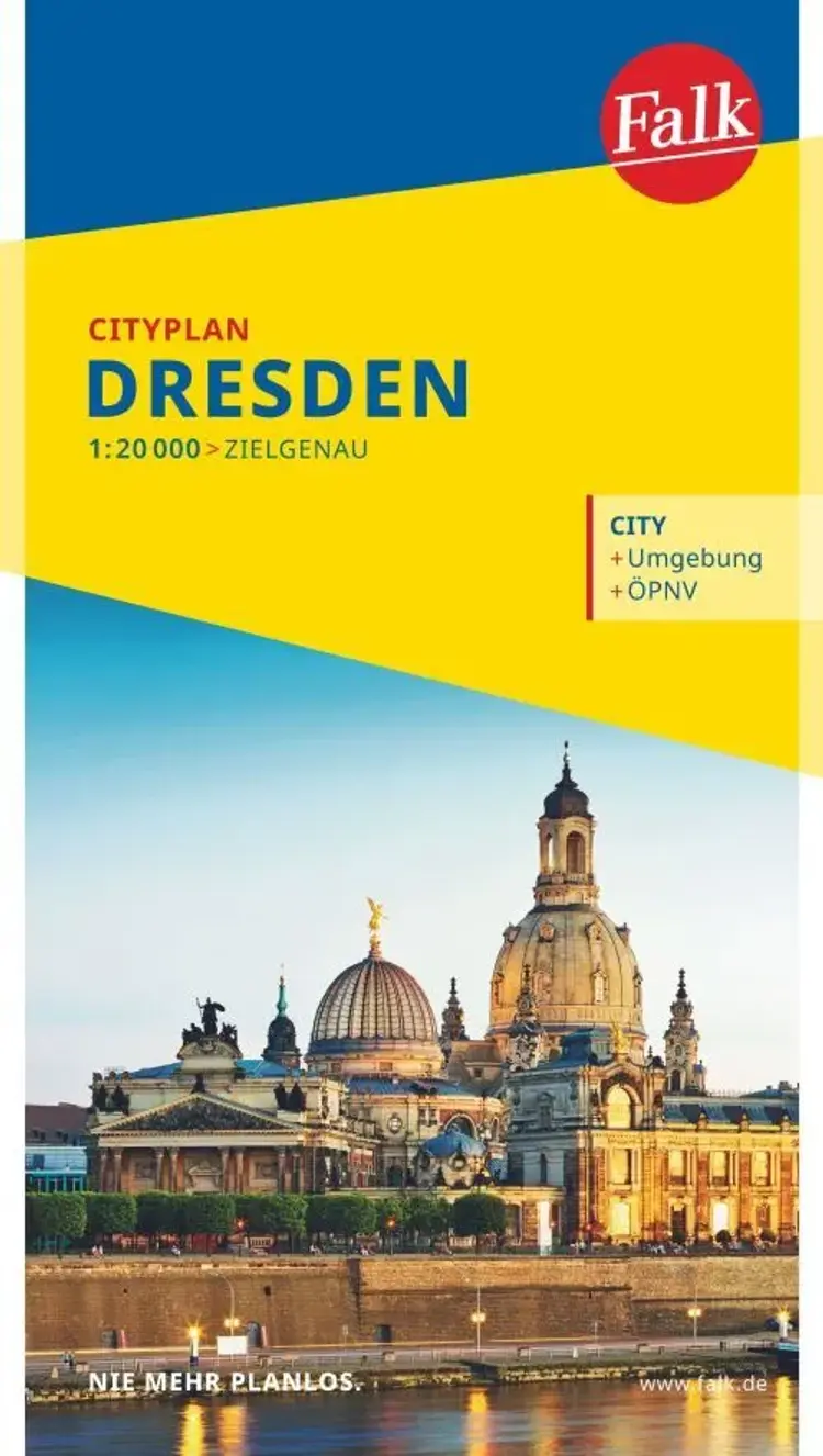 Falk Cityplan Dresden af Falk