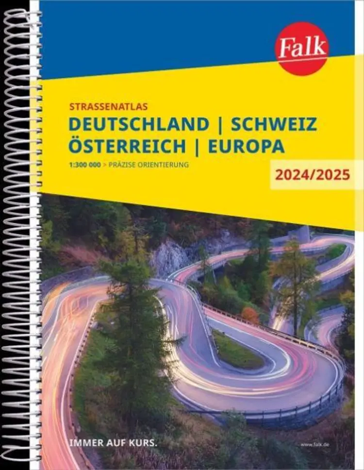 Falk Strassenatlas 2024/2025 Deutschland, Österreich, Schweiz af Mair-Dumont