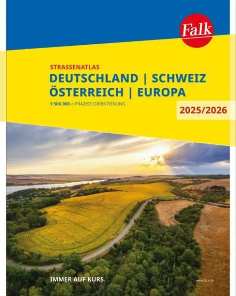 Deutschland, Schweiz, Österreich, Falk Strassenatlas 2025/2026 - Mair-Dumont af Mair-Dumont