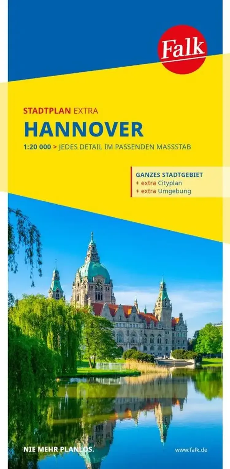 Hannover, Falk Stadtplan Extra af Mair-Dumont