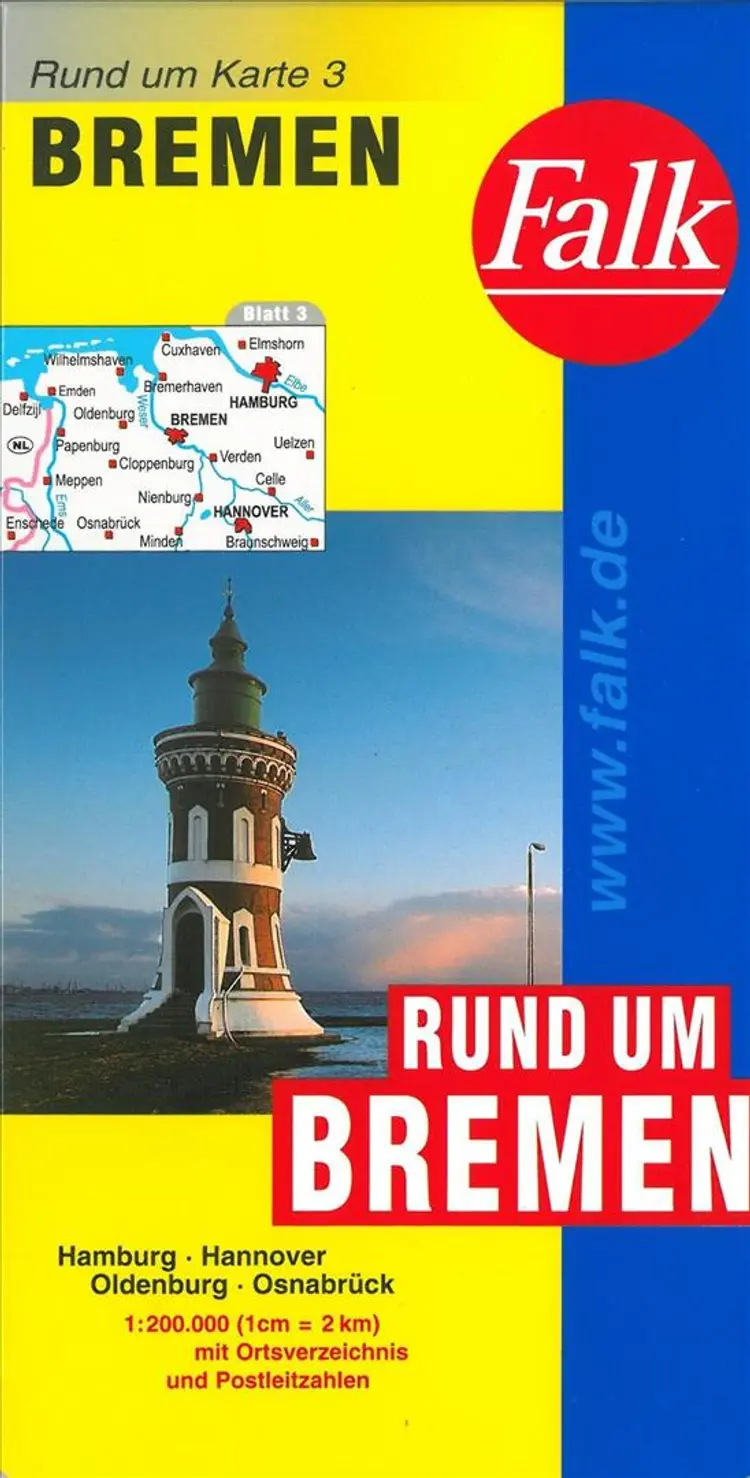 Falk Deutschland Blad 3: Rund um Bremen