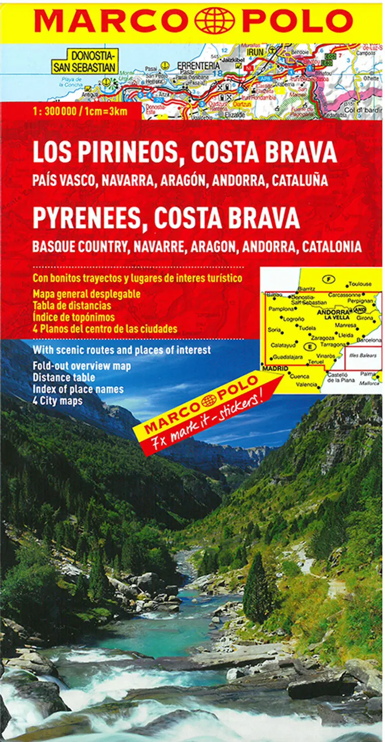 Pyrenees, Costa Brava, Basque Country, Navarre, Aragon, Andorra, Catalonia af Mair-Dumont