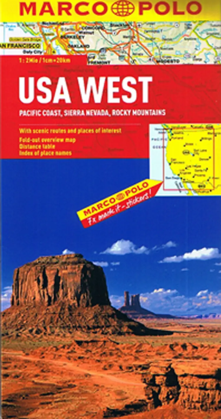 USA West: Pacific Coast, Sierra Nevada, Rocky Mountains