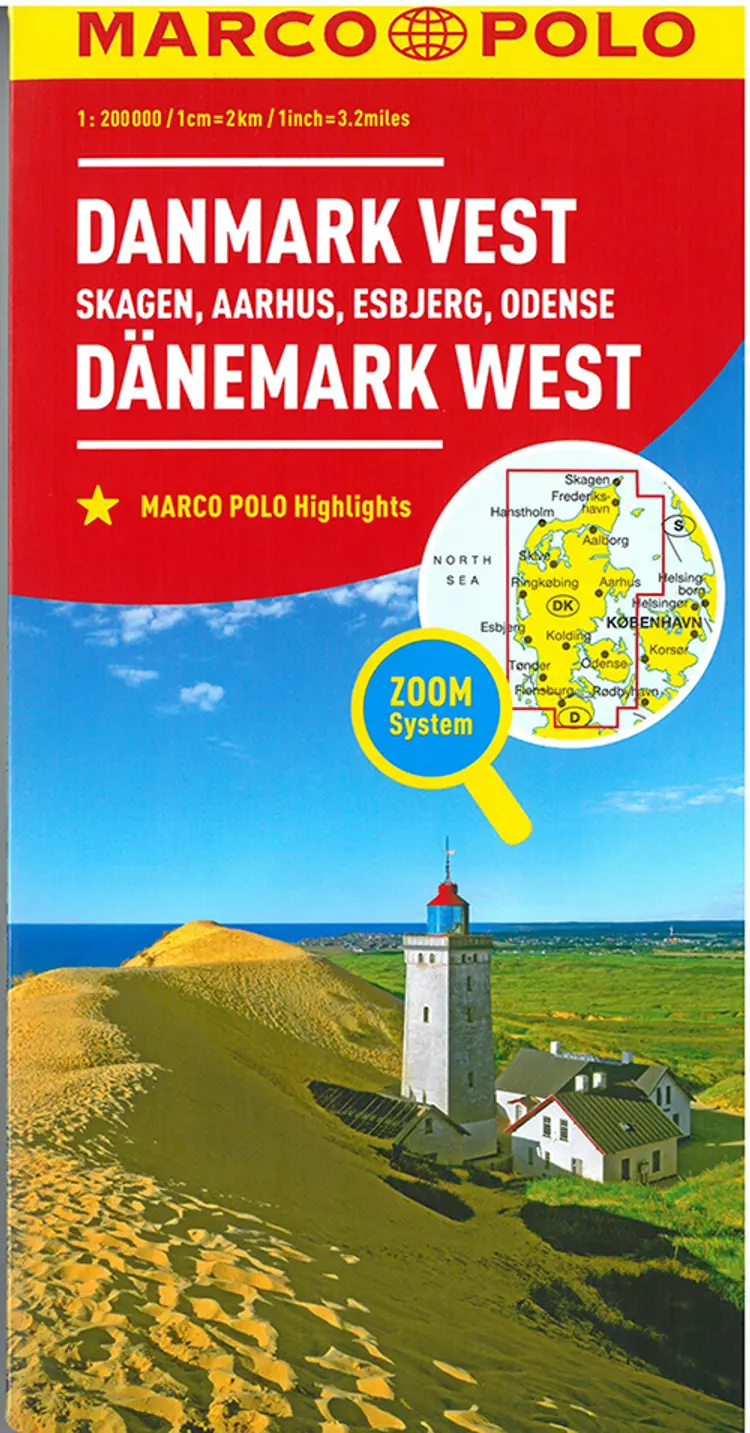 Danmark Vest: Skagen, Aarhus, Esbjerg, Odense, Marco Polo - Mair-Dumont af Mair-Dumont