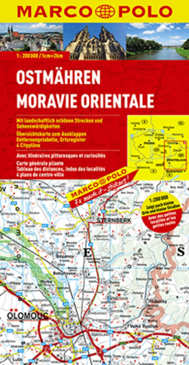 East Moravia af Mair-Dumont