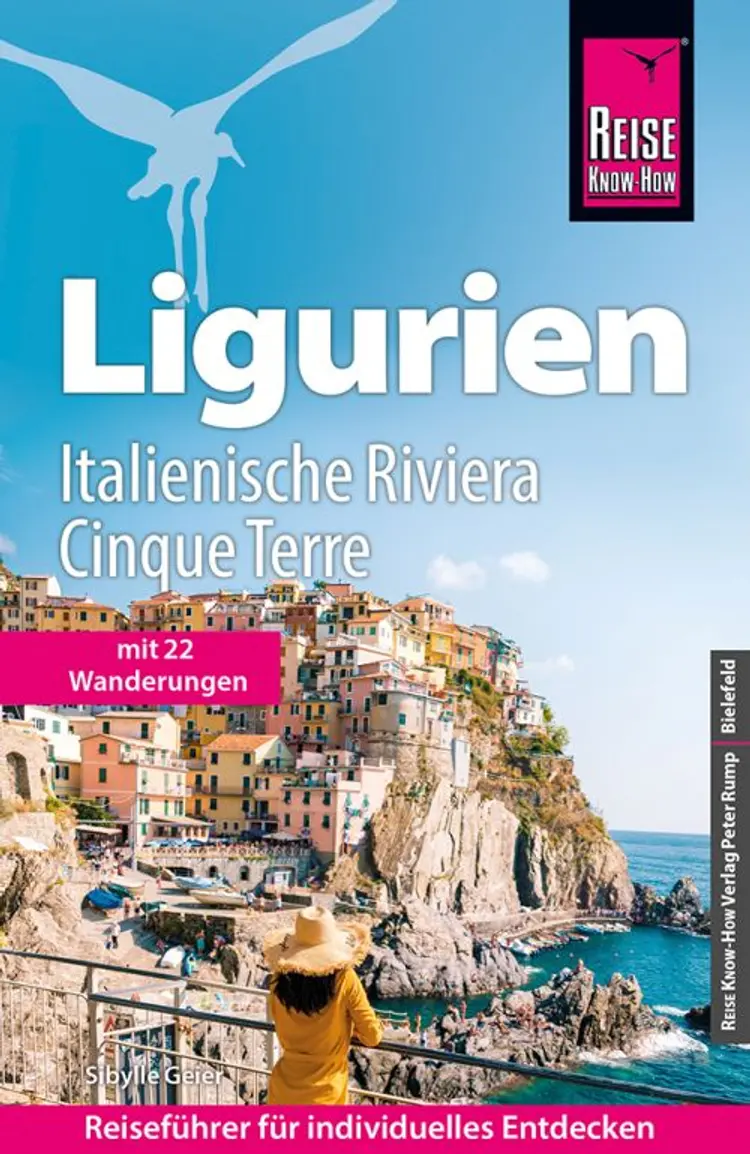 Ligurien, Italienische Riviera, Cinque Terre mit 22 Wanderungen af Geier Sibylle