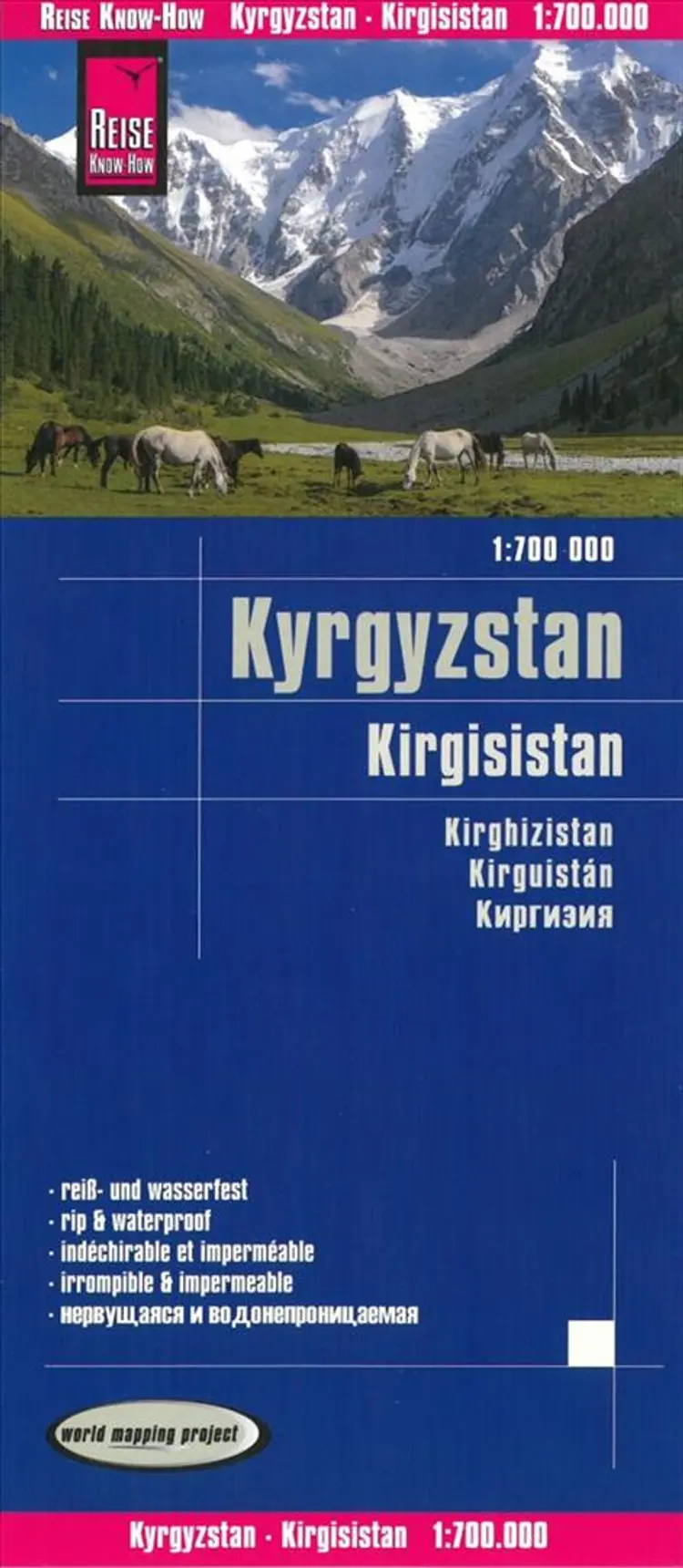 Kirgisistan - Kyrgyzstan, World Mapping Project af Reise Know-How