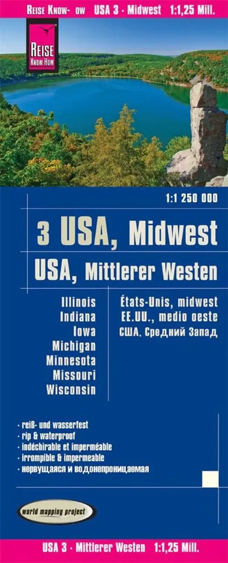 USA 03, Mittlerer Westen / Midwest af Reise Know-How
