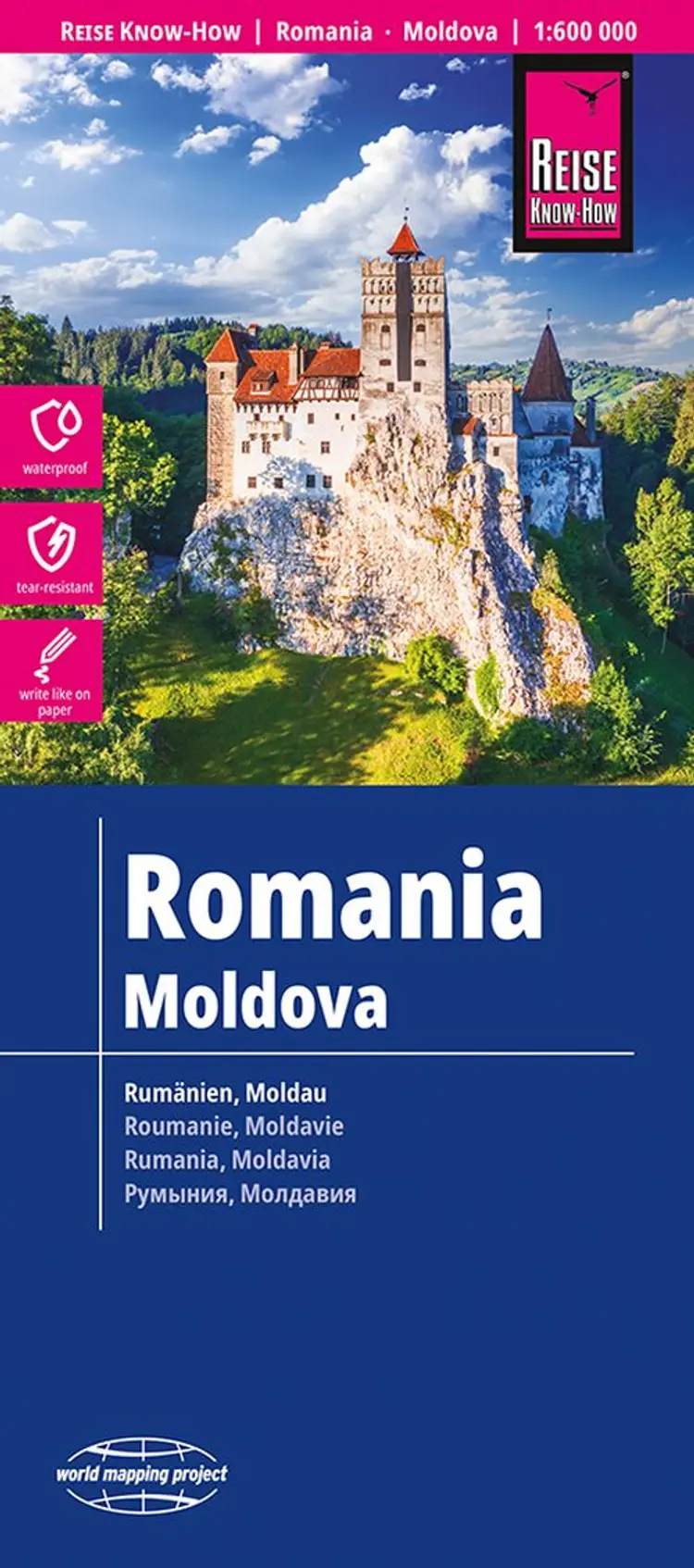 Romania Moldova, World Mapping Project af Reise Know-How