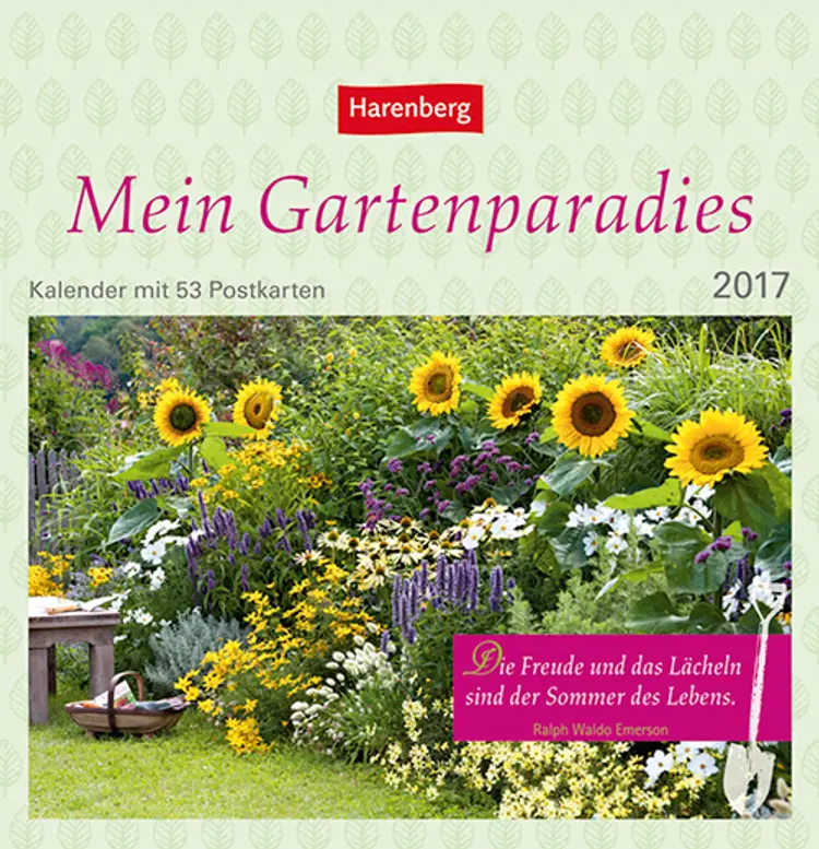 Mein Gartenparadies Premium-Postkortkalender 2017