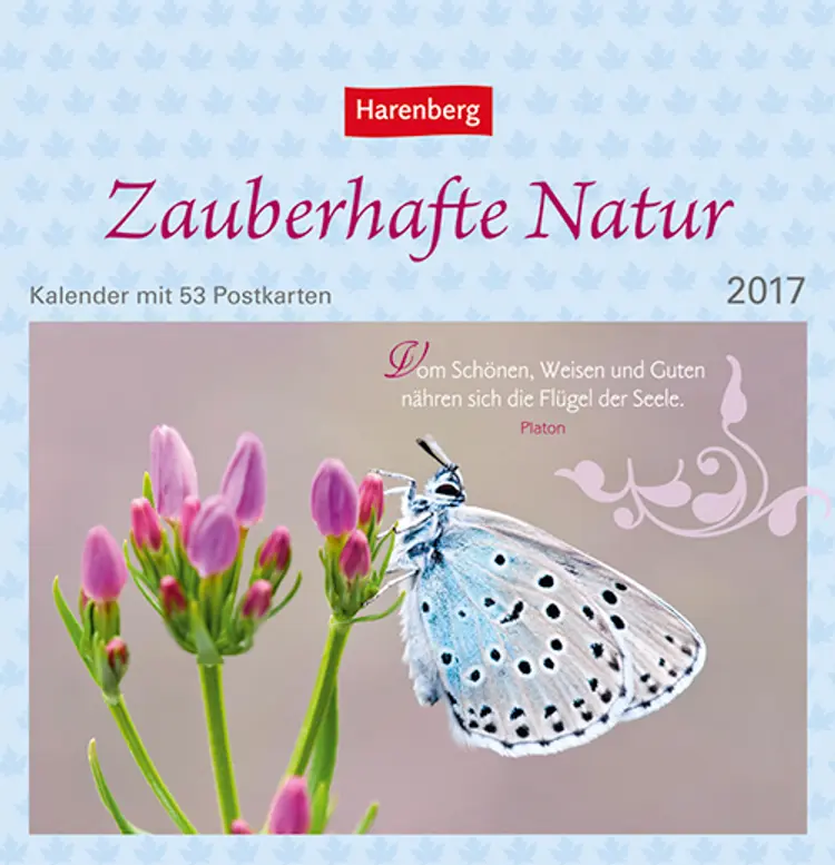 Zauberhafte Natur Premium-Postkortkalender 2017