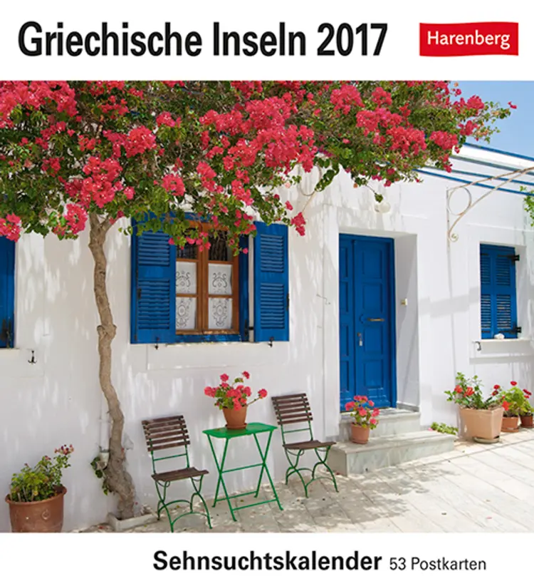 Griechische Inseln - Greek Islands postkortkalender 2017