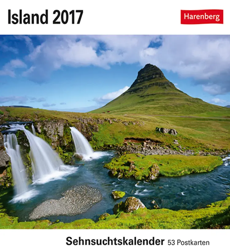 Island postkortkalender 2017