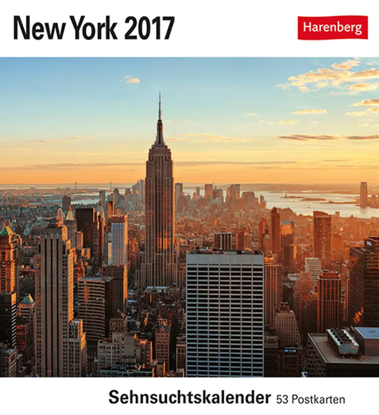 New York postkortkalender 2017