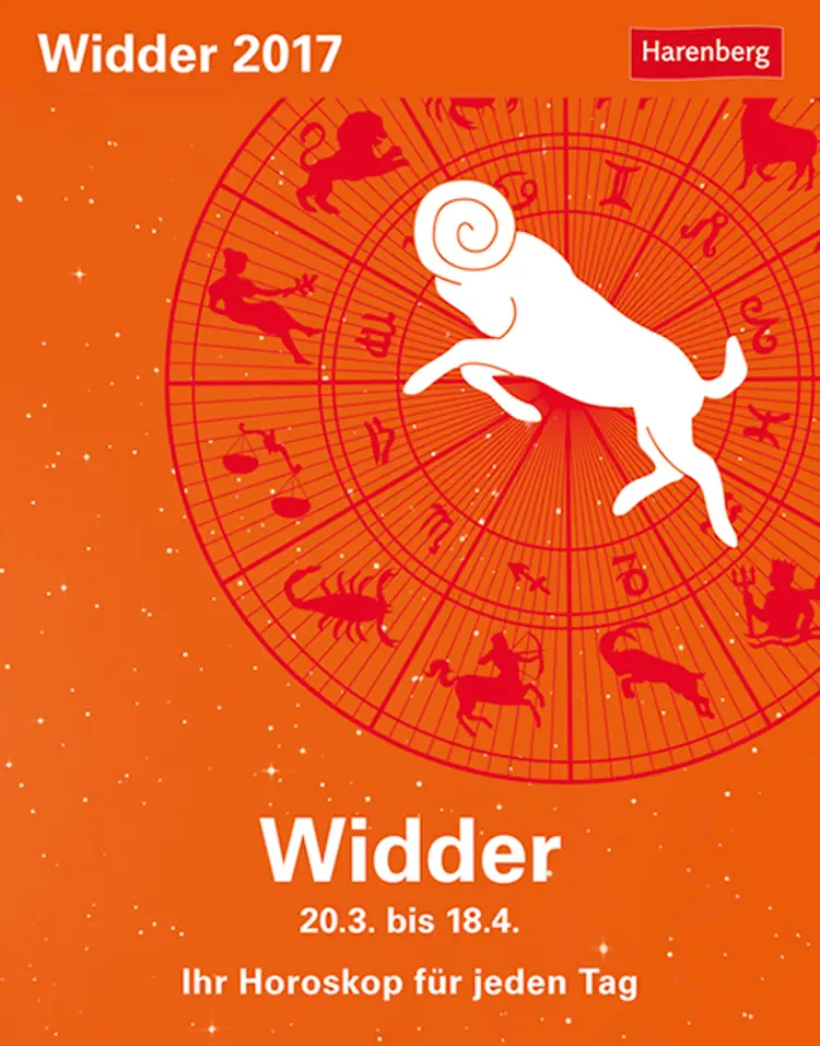 Widder Sternzeichenkalender - Vædderen stjernetegnskalender 2017