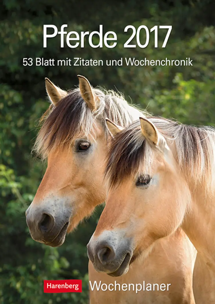 Pferde Wochenplaner