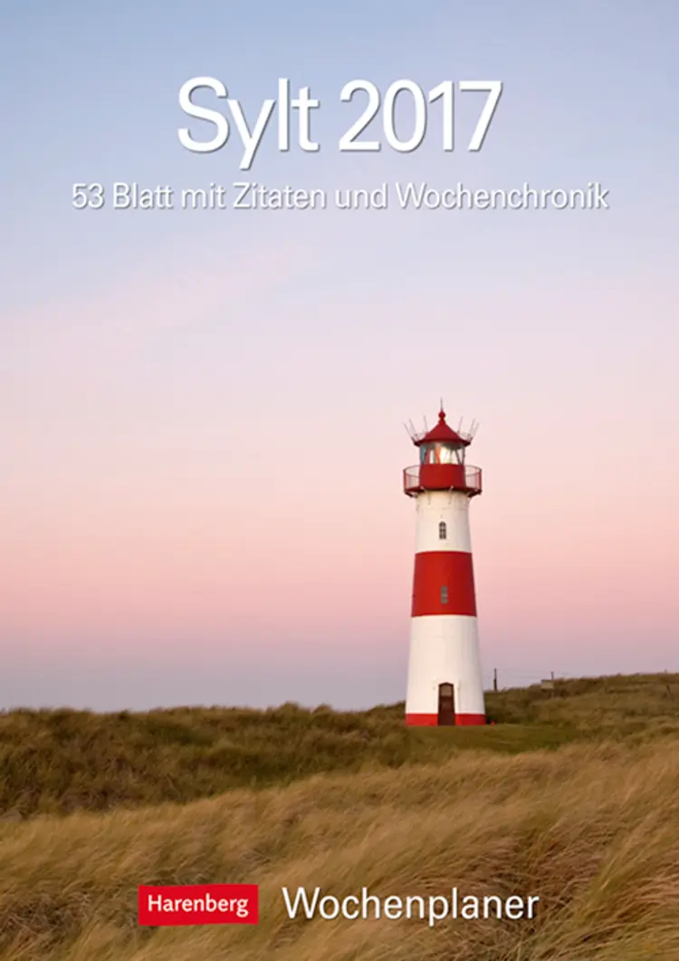 Sylt Wochenplaner 2017