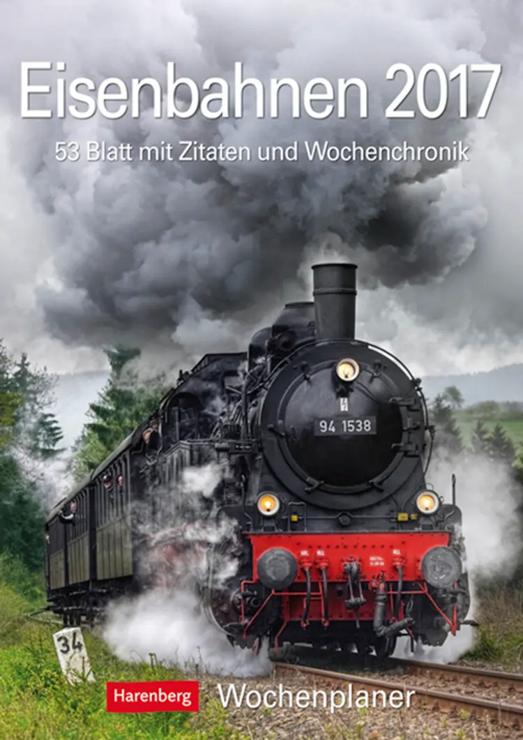 Eisenbahnen Wochenplaner 2017
