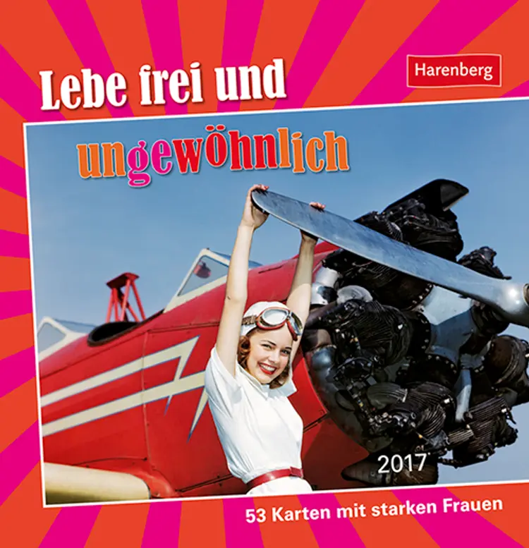 Lebe frei und ungewöhnlich - Wild Women Premium postkortkalender 2017