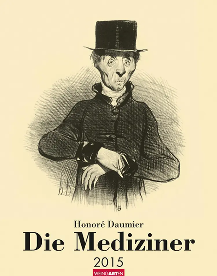 Honoré Daumier: Die Mediziner - The Physicians Calendar 2015