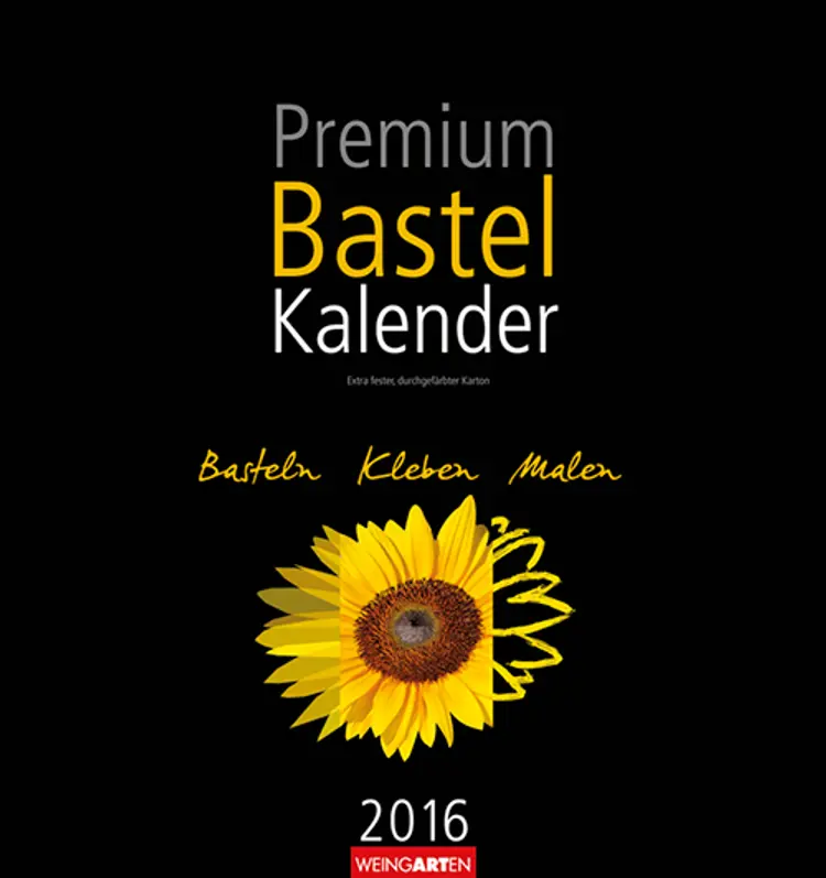 Make Your Own Calendar 2016 - Black