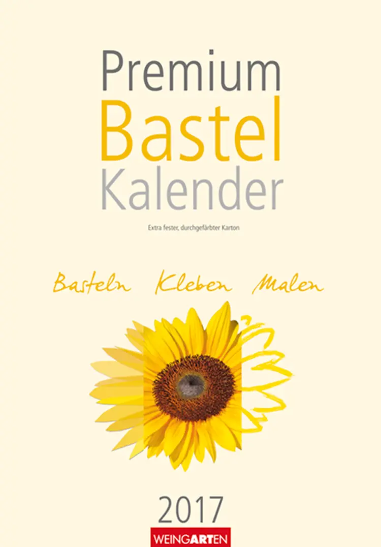 Premium Bastelkalender Champagne - Make Your Own Calendar 2017