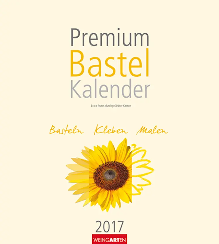 Premium Bastelkalender Champagne - Make Your Own Calendar 2017