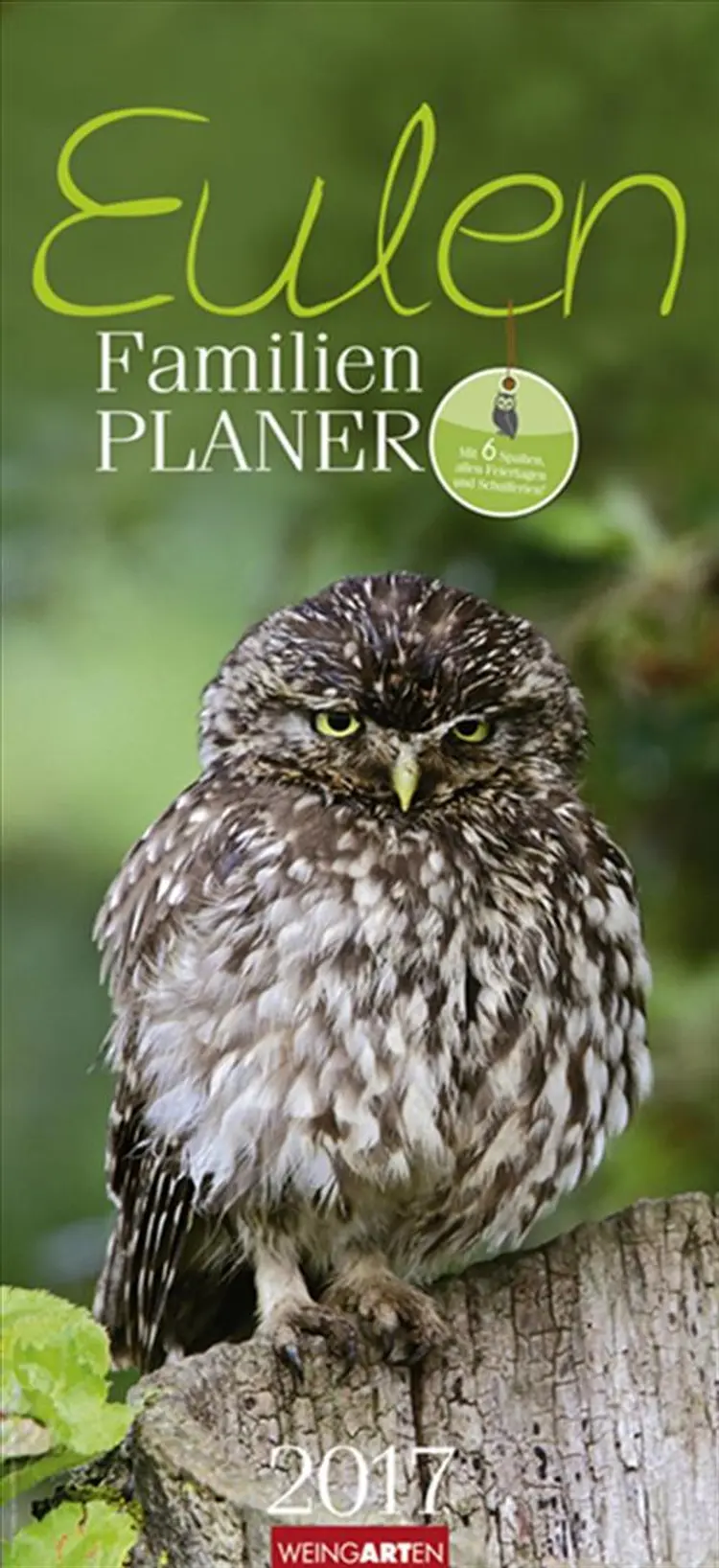 Familienplaner Eulen - Family Planner Owls 2017