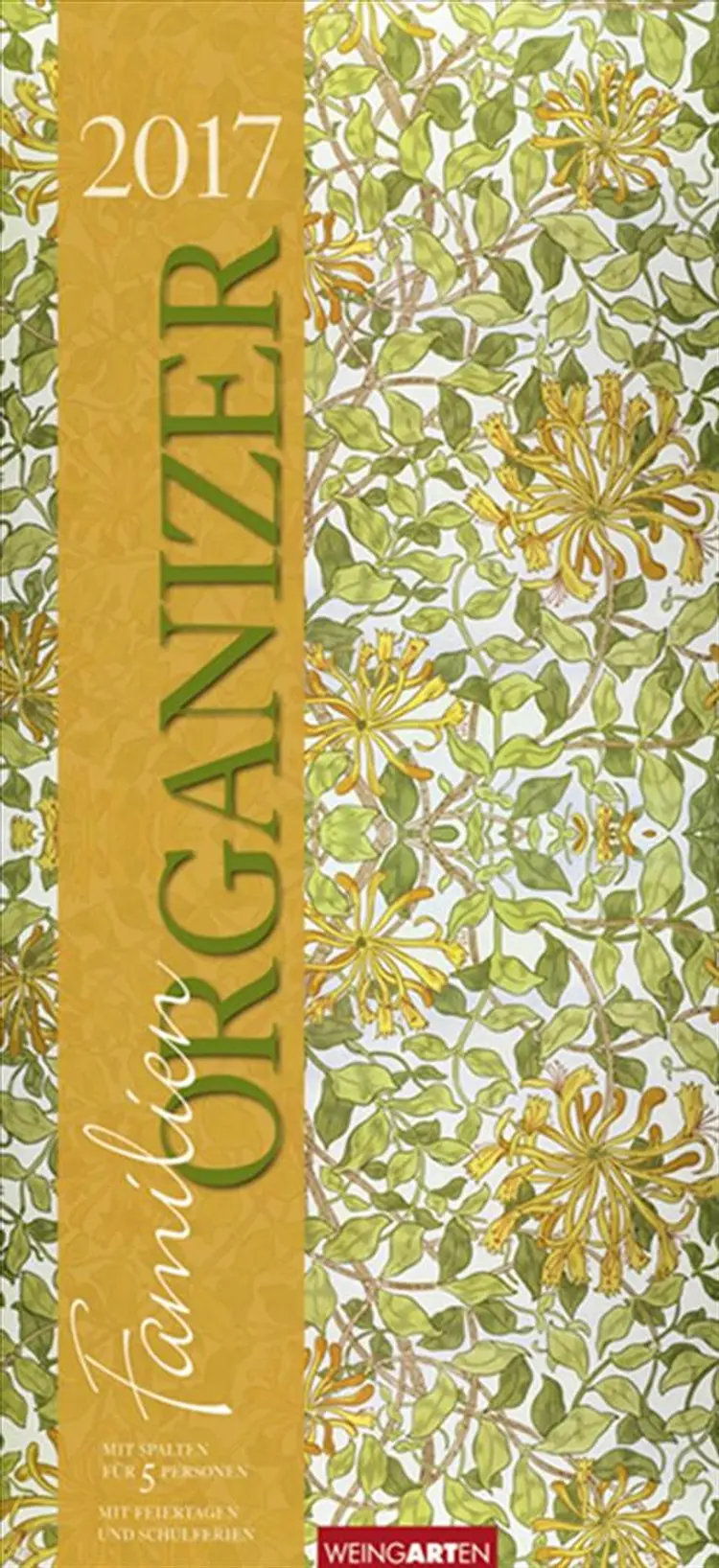 Familien Organizer Floral - Floral Family Organizer 2017