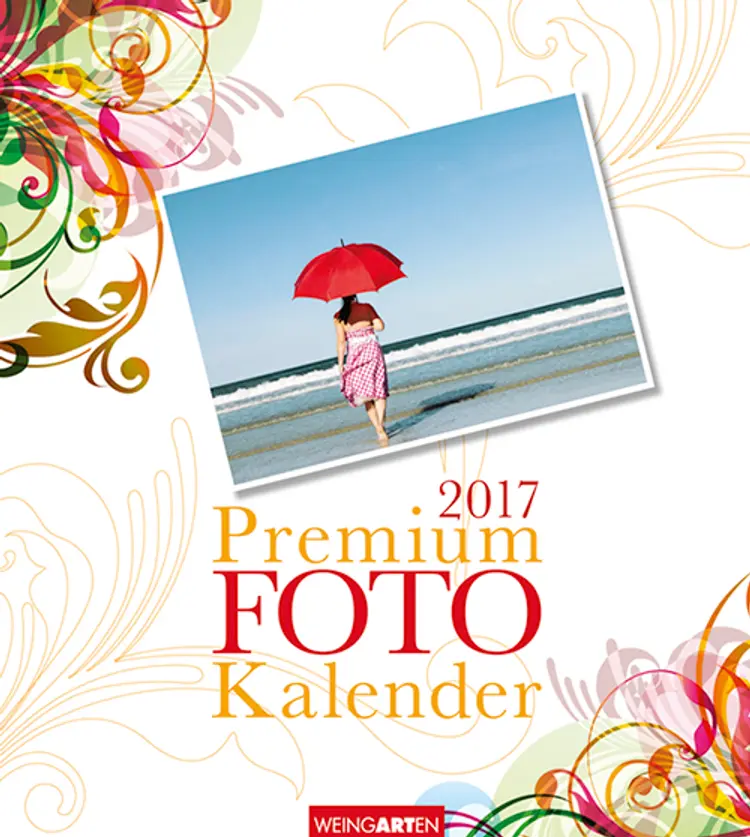 Premium Foto Kalender Hvid med Blomster 2017
