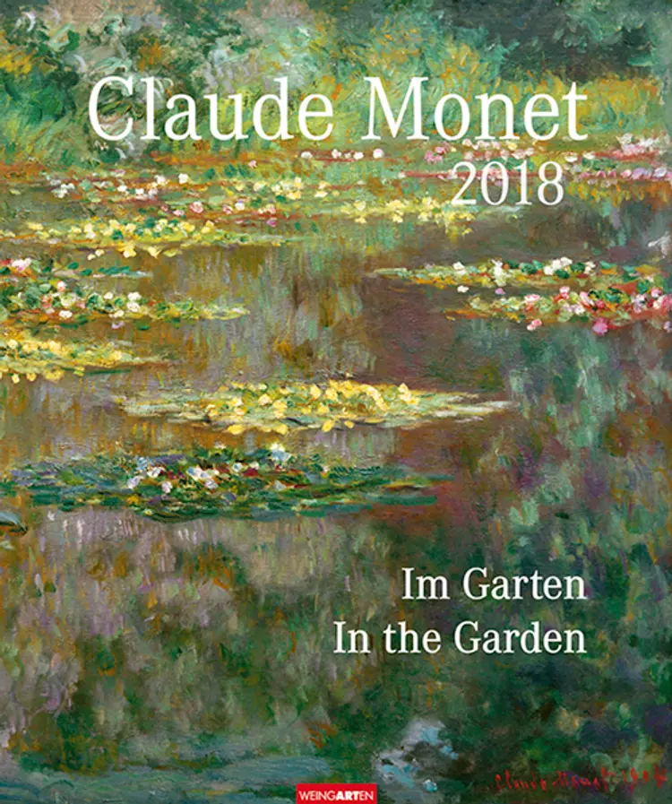 Claude Monet im Garten 2018 Kalender