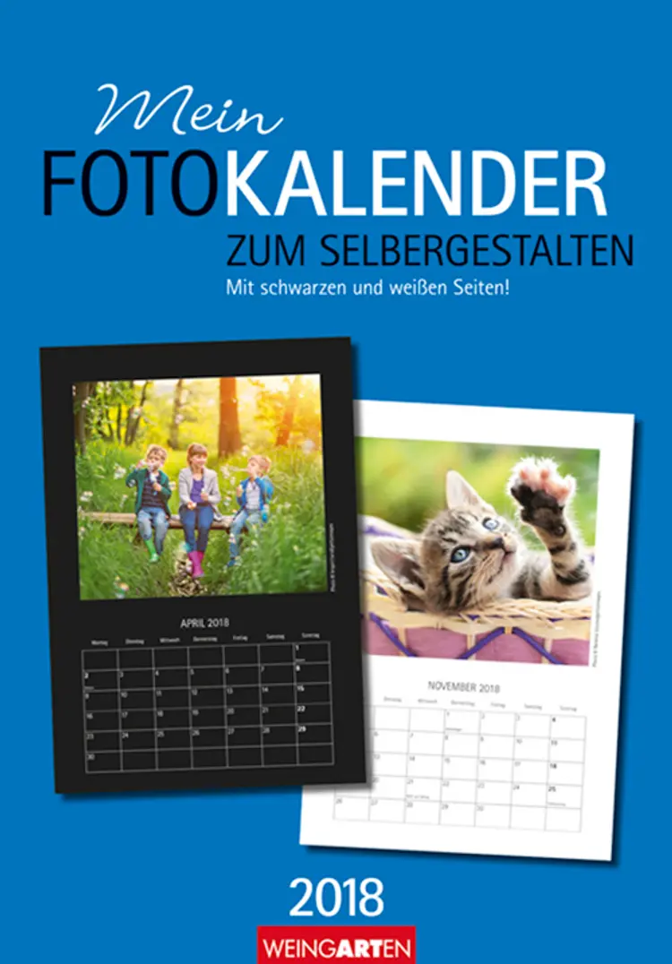 Fotokalender zum Selbergestalten 2018