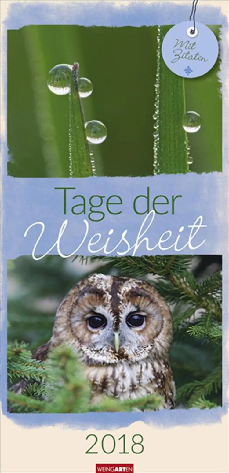 Tage der Weisheit 2018 Kalender