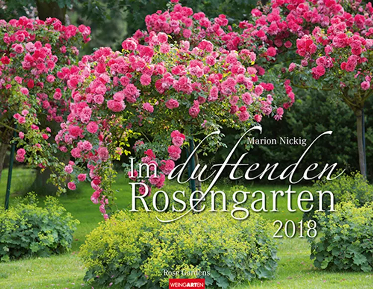 Im duftenden Rosengarten 2018 Kalender
