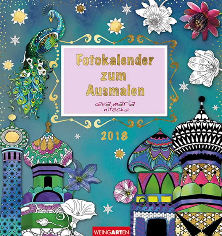Fotokalender zum Ausmalen 2018 Kalender