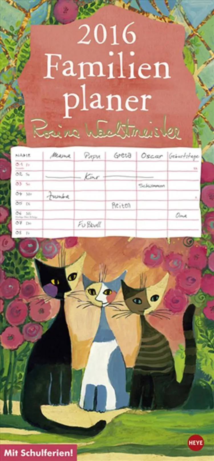 Rosina Wachtmeister Familienplaner 2016